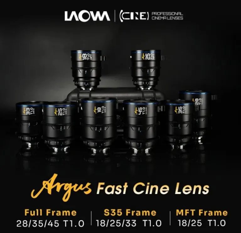 Venus Optics vừa công bố 8 ống kính điện ảnh LAOWA Argus mới với khẩu độ T1.0