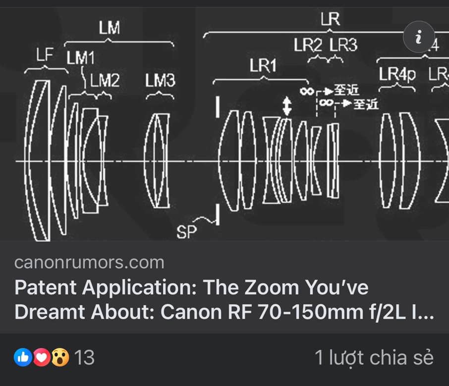 Lens Canon RF 70-150F2?