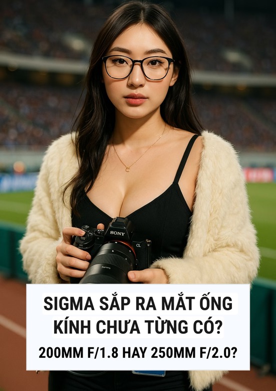 Sigma sắp tung ra ống kính fix tele khẩu độ cực lớn CHƯA TỪNG TỒN TẠI trên thị trường!