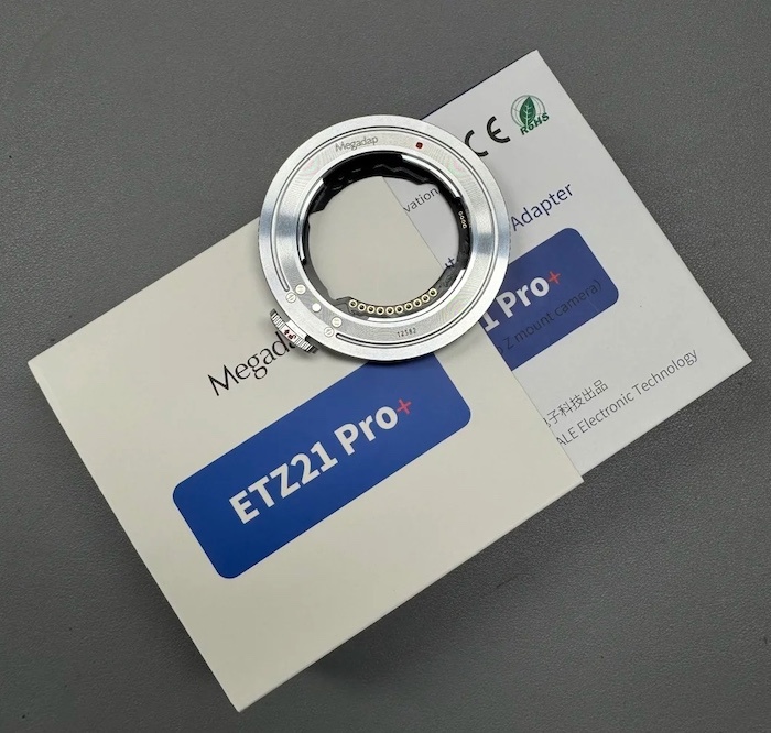 Megadap đang phát triển bộ chuyển đổi ống kính ETZ21 Pro+