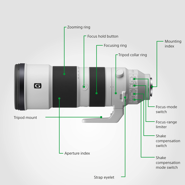 Lens Sony FE 200-600mm f/5.6-6.3 G OSS
