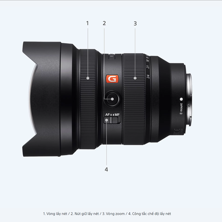 Lens Sony FE 12-24mm F2.8 GM