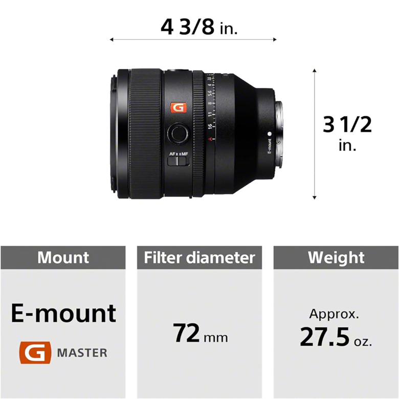 Lens Sony FE 50mm f/1.2 GM