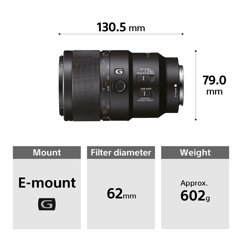 Lens Sony FE 90mm f/2.8 Macro G OSS